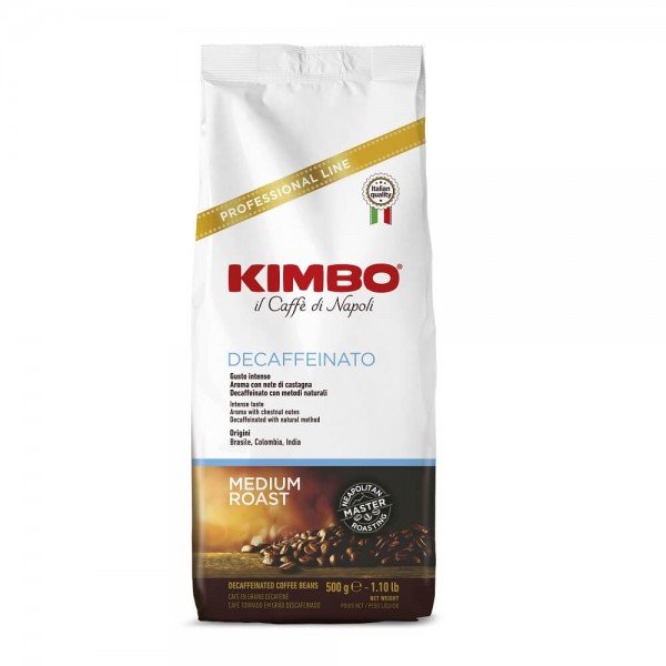 Kimbo Espressobohnen Decaff 500g Vorderseite
