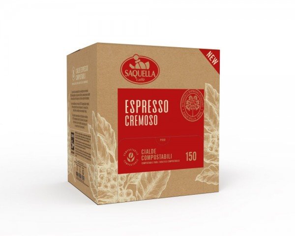 Saquella Espresso Cremoso ESE Pads - 150 Stück jetzt kaufen!