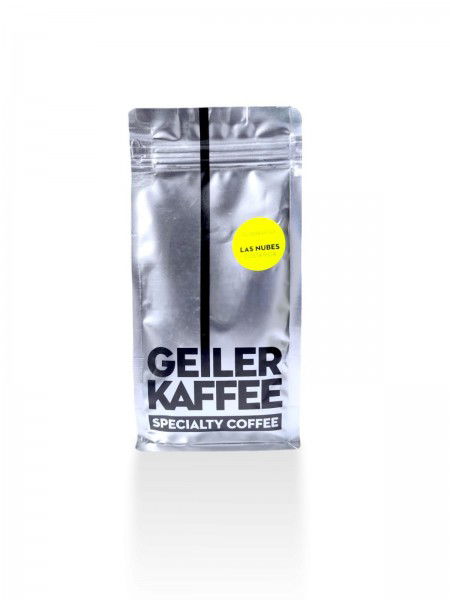 GEILER KAFFEE - Specialty Coffee LAS NUBES Filterkaffee 250g Rückseite