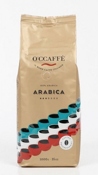 O'CCAFFÈ Espresso 100% ARABICA professional 1kg Bohnen