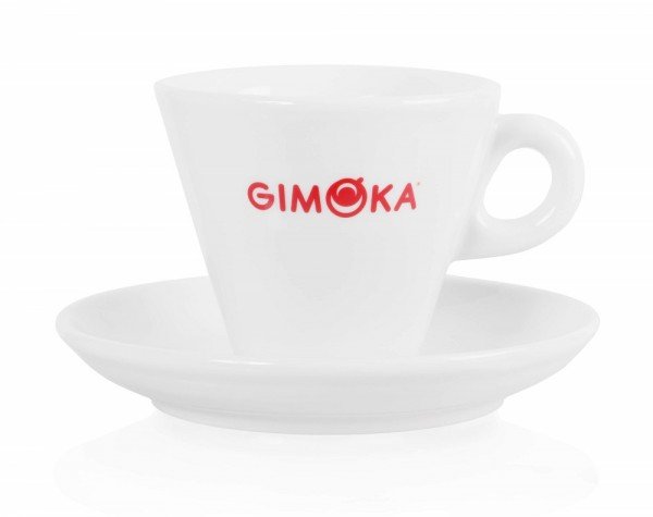 Gimoka Cappuccinotasse mit rotem Gimoka Logo