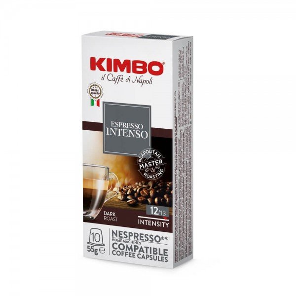Kimbo intenso nespresso kompatible Kapseln Vorderseite