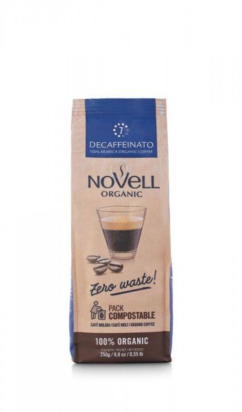 Novell Organic Decaff entkoffeiniert no-waste BIO Espressobohnen 250g