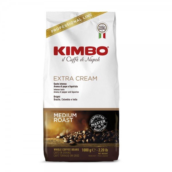 Espressobohnen Kimbo Extra Cream 1 kg neue Verpackung