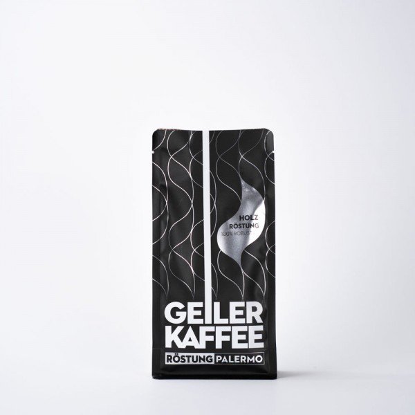 GEILER KAFFEE - PALERMO 250g Bohne - mit 100% recyclebarer Verpackung