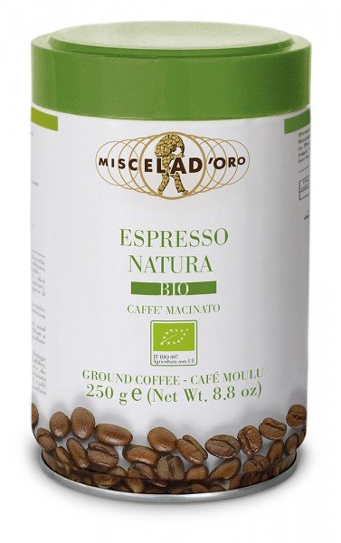 Miscela D'oro Natura Bioespresso gemahlen 250g in Dose