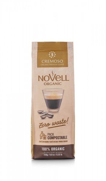 Novell Organic Cremoso no-waste BIO Espressobohnen 250g
