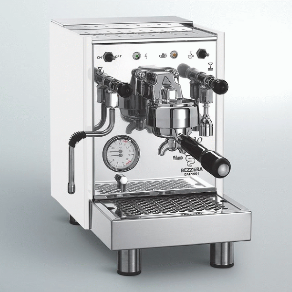 Bezzera BZ10 S PM Weiß - 2-Kreis Siebträger Espressomaschine