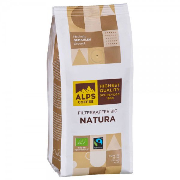 ALPS COFFEE Filterkaffee Bio Natura 250g gemahlen