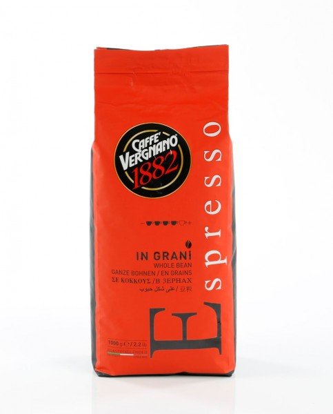 Caffe Vergnano Espresso - rote Packung - 1000g Bohnen