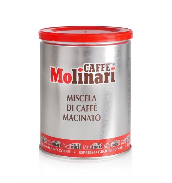 Caffe Molinari Cinque Stelle Espresso gemahlen 250g in der Dose