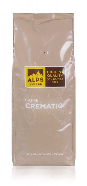 ALPS COFFEE Crematic - Vollautomaten Kaffee - 1kg Bohne