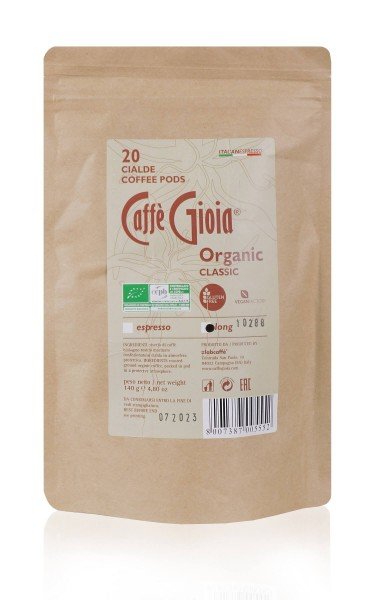 Caffè Gioia ESE Kaffeepads Classico Bio Lungo 50% Arabica 20 Stück