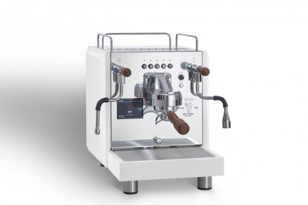 Bezzera Duo DE weiß - 2-Kreis Siebträger Espressomaschine - mit Rotationspumpe & BZ Brühkopf