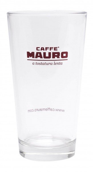 Mauro Caffè Latteglas mit Logo