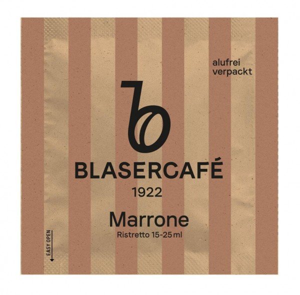 Blasercafé Marrone ESE-Pad neue Verpackung