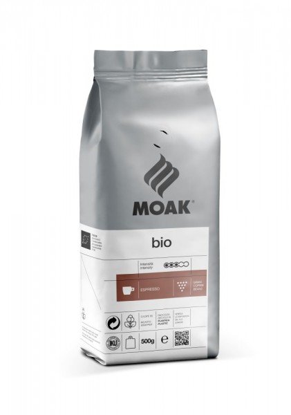 Moak Espresso Bio und Fairtrade 500g Espressobohnen neues Design