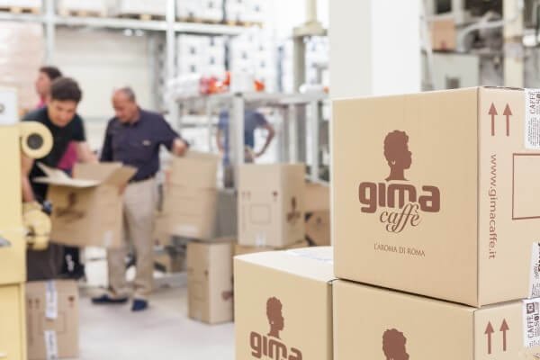 Gima Kaffee Produktion in Rom 