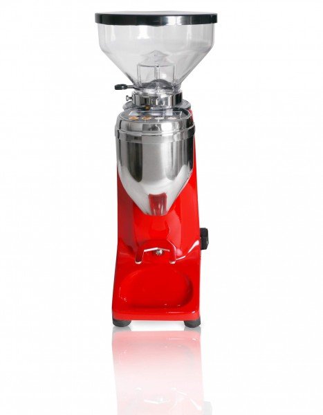 Quamar Espressomühle M80E - rot-glänzend - Direktmahler - Kaffeemühle