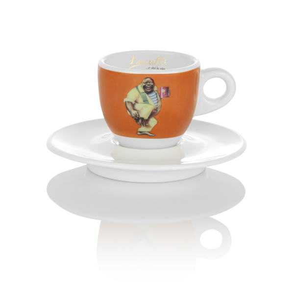 Lucaffe Espressotasse orange in neuem Design