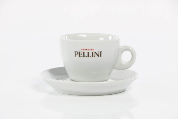 Pellini Cappuccinotasse neues Klassisches Logo