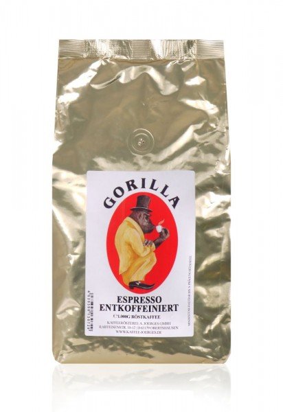 Gorilla Espresso entkoffeiniert - 1kg Bohnen günstig kaufen