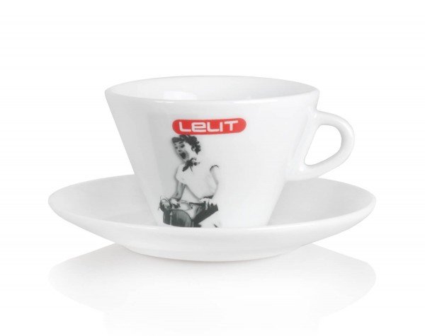 Lelit Espresso Milchkaffeetasse mit tollem Druck