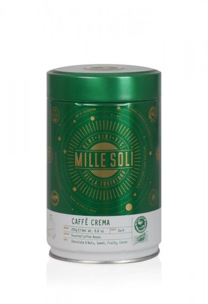 MilleSoli Caffè Crema 250g Bohnen in der Dose jetzt kaufen