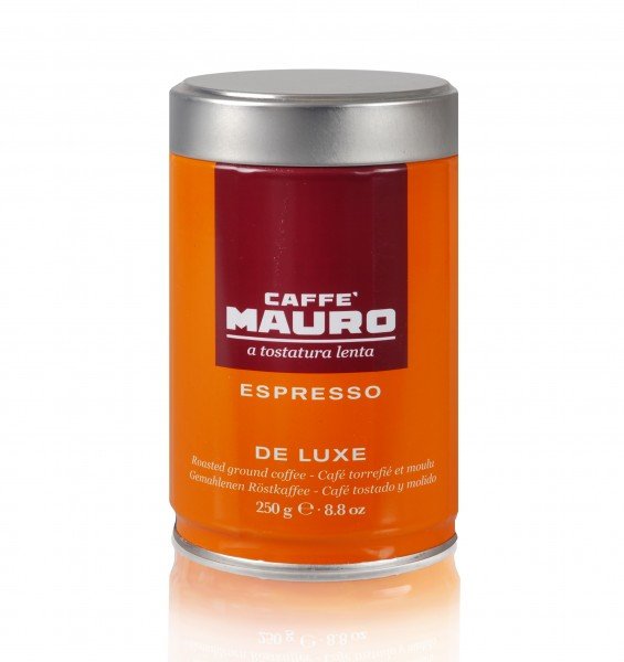 Mauro de luxe 250g Espresso gemahlen in Dose