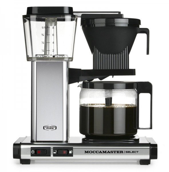 KBG Select Moccamaster Kaffeefiltermaschine Alu glänzend