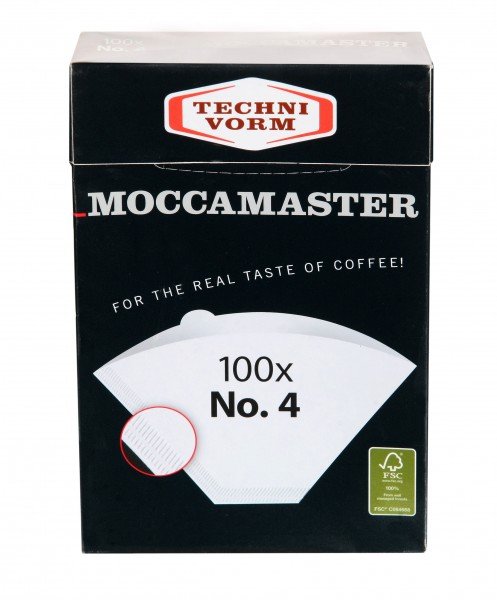 Moccamster Kaffeefiltertüten 100 Stück passend für KBG Serie