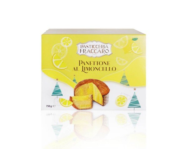 Fraccaro Panettone Con Crema Limoncello frisch gebacken mit echter Zitrone