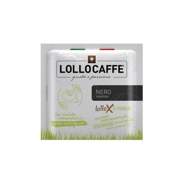 Lollocaffe Nero ESE-Pads 100 Stück einzeln verpackt