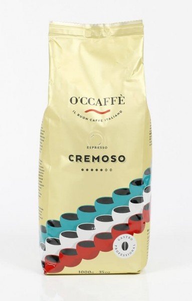 O'CCAFFÈ Espresso CREMOSO 1kg Bohnen
