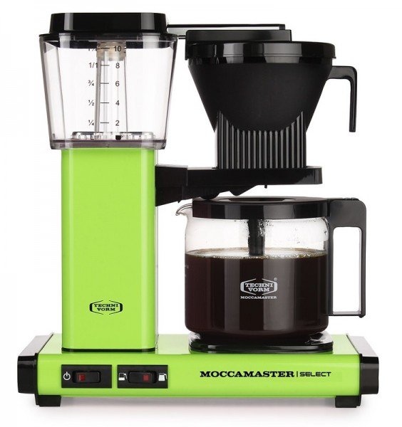 Moccamaster fresh green grün Filterkaffee Maschine KBG Select