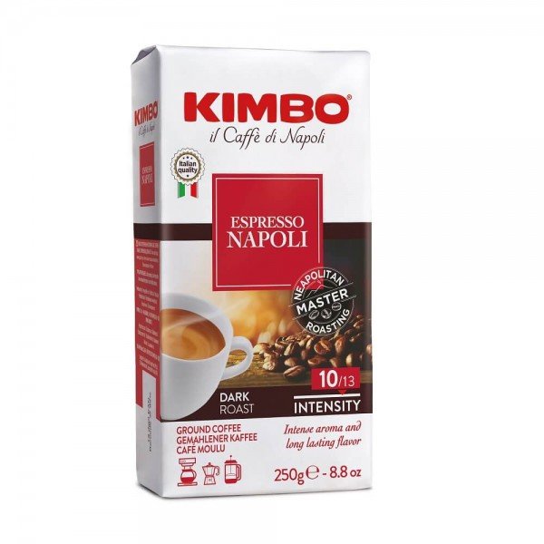 Kimbo kimbo espresso Napoletano gemahlen 250g gemahlen Vorderseite