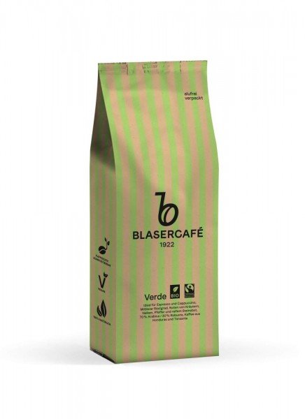 Blasercafé Verde Bio Espresso 250g neue Verpackung