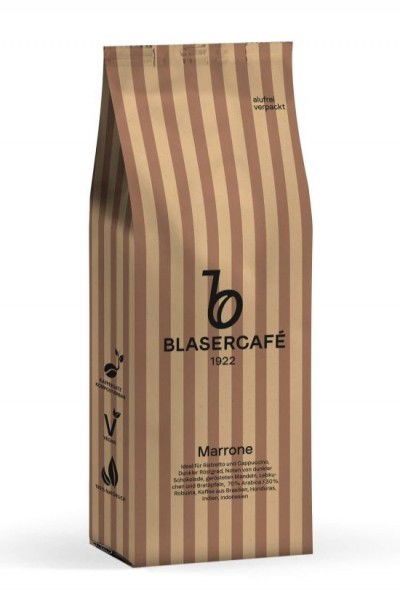 Blasercafé Marrone - 1000g - Espresso Bohnen neue Verpackung