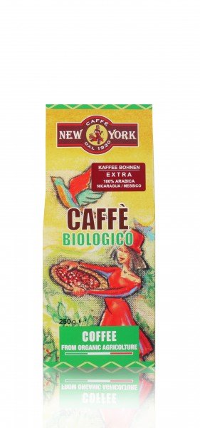 New York Bio Caffe - Espresso - 250g Bohnen - DE-ÖKO-037