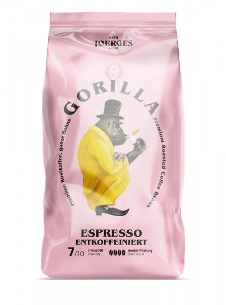 Gorilla Espresso entkoffeiniert - 1kg Bohnen günstig kaufen