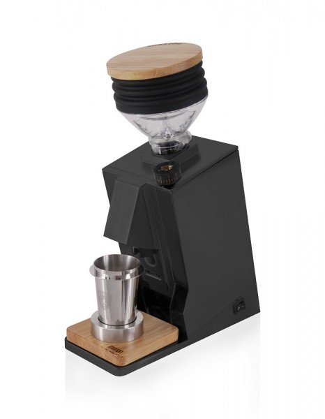 Eureka MIGNON SINGLE DOSE Espressomühle in schwarz mit Blow Up Funktionstrichter